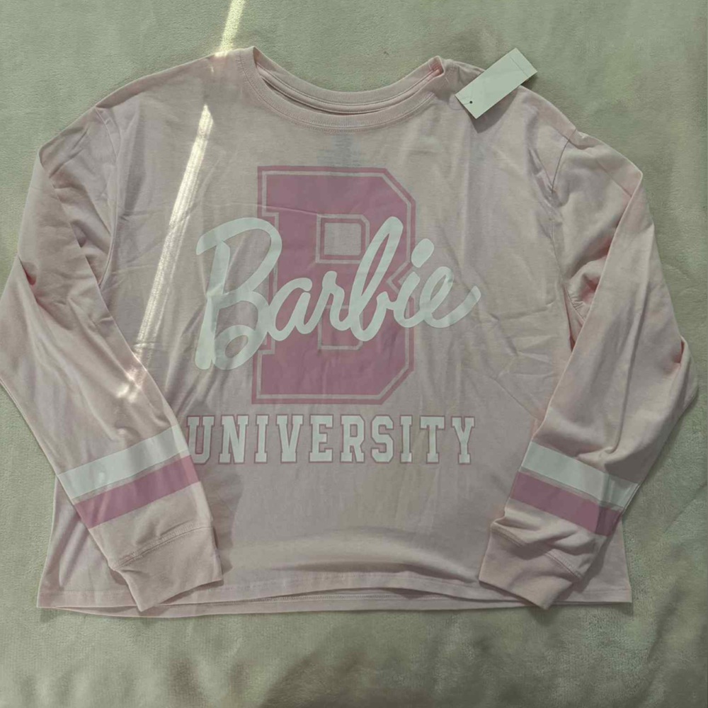 Barbie University Graphic Long Sleeve Shirt XL